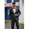 imageCOOFANDY Mens Floral Suit Jacket Shawl Lapel Slim Fit Stylish Blazer Dress Suit Prom Party Wedding Blazer