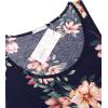 imageCOOFANDY Mens Floral Tank Top Sleeveless Tees All Over Print Casual Sport TShirts Hawaii Beach Vacation2 PackblackbWhite