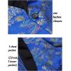 imageCOOFANDY Mens Floral Tuxedo Jacket Luxury Embroidered Stylish Suit Blazer Jacket for Wedding Party DinnerBlue