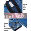 imageCOOFANDY Mens Floral Tuxedo Jacket Luxury Embroidered Stylish Suit Blazer Jacket for Wedding Party DinnerDark Blue