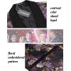 imageCOOFANDY Mens Floral Tuxedo Jacket Luxury Embroidered Stylish Suit Blazer Jacket for Wedding Party DinnerFlowerblack