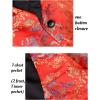 imageCOOFANDY Mens Floral Tuxedo Jacket Luxury Embroidered Stylish Suit Blazer Jacket for Wedding Party DinnerRed