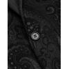 imageCOOFANDY Mens Floral Tuxedo Jacket Luxury Embroidered Wedding Blazer Dress Suit for Party DinnerBlack