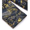 imageCOOFANDY Mens Floral Tuxedo Jacket Luxury Embroidered Wedding Blazer Dress Suit for Party DinnerBlackgold
