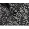 imageCOOFANDY Mens Floral Tuxedo Jacket Luxury Embroidered Wedding Blazer Dress Suit for Party DinnerGrey Black