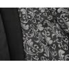 imageCOOFANDY Mens Floral Tuxedo Jacket Luxury Embroidered Wedding Blazer Dress Suit for Party DinnerGrey Black