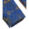 imageCOOFANDY Mens Floral Tuxedo Jacket Luxury Embroidered Wedding Blazer Dress Suit for Party DinnerRoyal Blue