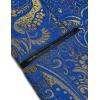 imageCOOFANDY Mens Floral Tuxedo Jacket Luxury Embroidered Wedding Blazer Dress Suit for Party DinnerRoyal Blue