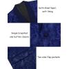 imageCOOFANDY Mens Floral Tuxedo Jacket Paisley Shawl Lapel Stylish Suit Blazer Jacket for Wedding Dinner Party PromNave Blue