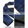 imageCOOFANDY Mens Floral Tuxedo Jackets Slim Fit Suit Blazer Jacket for Wedding Dinner PromRoyal Blue
