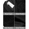 imageCOOFANDY Mens Floral Tuxedo Suit Jacket Slim Fit Dinner Jacket Party Prom Wedding Blazer JacketsBlack