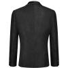 imageCOOFANDY Mens Floral Tuxedo Suit Jacket Slim Fit Dinner Jacket Party Prom Wedding Blazer JacketsBlack Paisley Pattern Jacquard 