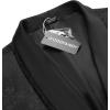 imageCOOFANDY Mens Floral Tuxedo Suit Jacket Slim Fit Dinner Jacket Party Prom Wedding Blazer JacketsBlack Paisley Pattern Jacquard 