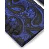 imageCOOFANDY Mens Floral Tuxedo Suit Jacket Slim Fit Dinner Jacket Party Prom Wedding Blazer JacketsBlue Paisley
