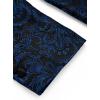 imageCOOFANDY Mens Floral Tuxedo Suit Jacket Slim Fit Dinner Jacket Party Prom Wedding Blazer JacketsBlue02