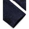 imageCOOFANDY Mens Floral Tuxedo Suit Jacket Slim Fit Dinner Jacket Party Prom Wedding Blazer JacketsNavy Blue