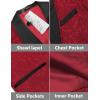 imageCOOFANDY Mens Floral Tuxedo Suit Jacket Slim Fit Dinner Jacket Party Prom Wedding Blazer JacketsRed