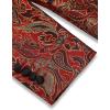 imageCOOFANDY Mens Floral Tuxedo Suit Jacket Slim Fit Dinner Jacket Party Prom Wedding Blazer JacketsRed Paisley Pattern