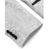 imageCOOFANDY Mens Floral Tuxedo Suit Jacket Slim Fit Dinner Jacket Party Prom Wedding Blazer JacketsWhite Jacquard 