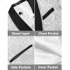 imageCOOFANDY Mens Floral Tuxedo Suit Jacket Slim Fit Dinner Jacket Party Prom Wedding Blazer JacketsWhite Jacquard 