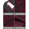imageCOOFANDY Mens Floral Tuxedo Suit Jacket Slim Fit Dinner Jacket Party Prom Wedding Blazer JacketsWine Red
