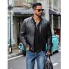 imageCOOFANDY Mens Henley Long Sleeve Shirts Casual Button TShirt Pullover Basic Tees with PocketBlack
