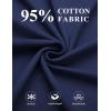 imageCOOFANDY Mens Henley Shirts Cotton Long Sleeve V Neck Button Basic Tees Plain Casual PulloverNavy Blue