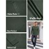 imageCOOFANDY Mens Henley Shirts Long Sleeve Basic Waffle Pique Pullover TShirt with PocketArmy Green