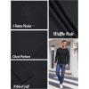 imageCOOFANDY Mens Henley Shirts Long Sleeve Basic Waffle Pique Pullover TShirt with PocketNavy Blue