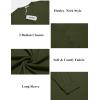 imageCOOFANDY Mens Henley Shirts Long Sleeve Button TShirt Lightweight Fashion Casual Pullover ShirtArmy Green