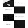imageCOOFANDY Mens Henley Shirts Long Sleeve Button TShirt Lightweight Fashion Casual Pullover ShirtBlack