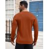 imageCOOFANDY Mens Henley Shirts Long Sleeve Button TShirt Lightweight Fashion Casual Pullover ShirtCaramel
