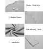 imageCOOFANDY Mens Henley Shirts Long Sleeve Button TShirt Lightweight Fashion Casual Pullover ShirtHeather Grey