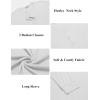 imageCOOFANDY Mens Henley Shirts Long Sleeve Button TShirt Lightweight Fashion Casual Pullover ShirtWhite