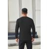 imageCOOFANDY Mens Henley Shirts Long Sleeve Casual Button Shirts Fashion Lightweight Pullover ShirtsAll Black