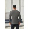 imageCOOFANDY Mens Henley Shirts Long Sleeve Casual Button Shirts Fashion Lightweight Pullover ShirtsDark Grey