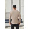 imageCOOFANDY Mens Henley Shirts Long Sleeve Casual Button Shirts Fashion Lightweight Pullover ShirtsKhaki