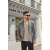 imageCOOFANDY Mens Henley Shirts Long Sleeve Casual Button Shirts Fashion Lightweight Pullover ShirtsKhaki