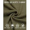 imageCOOFANDY Mens Henley Shirts Long Sleeve Casual Maverick Slub Henley TShirts Lightweight Basic TeeArmy Green