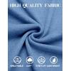 imageCOOFANDY Mens Henley Shirts Long Sleeve Casual Maverick Slub Henley TShirts Lightweight Basic TeeBlue