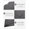 imageCOOFANDY Mens Henley Shirts Long Sleeve Casual Maverick Slub Henley TShirts Lightweight Basic TeeDark Gray