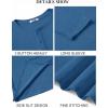imageCOOFANDY Mens Henley Shirts Long Sleeve Casual Pullover Shirt Fashion Button TShirtDenim
