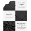 imageCOOFANDY Mens Henley Shirts Long Sleeve Casual Pullover TShirt Fashion Basic Button ShirtstAblack