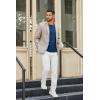 imageCOOFANDY Mens Henley Shirts Long Sleeve Casual Pullover TShirt Fashion Basic Button ShirtstDark Blue