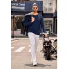 imageCOOFANDY Mens Henley Shirts Long Sleeve Casual Pullover TShirt Fashion Basic Button ShirtstNavy Blue