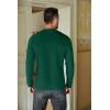 imageCOOFANDY Mens Henley TShirts Long Sleeve Pullover Shirt Casual Heavyweight Button Shirts Basic TeesDark Green