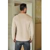 imageCOOFANDY Mens Henley TShirts Long Sleeve Pullover Shirt Casual Heavyweight Button Shirts Basic TeesKhaki