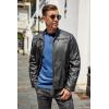 imageCOOFANDY Mens Henley TShirts Long Sleeve Pullover Shirt Casual Heavyweight Button Shirts Basic TeesRoyal Blue