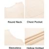 imageCOOFANDY Mens Knit Tank Tops Casual Sleeveless T Shirts Beach Tank Shirts with PocketCream