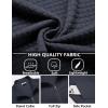imageCOOFANDY Mens Lightweight Varsity Jacket Casual Bomber Jackets Waffle Zip Up Coat with PocketBlueviolet